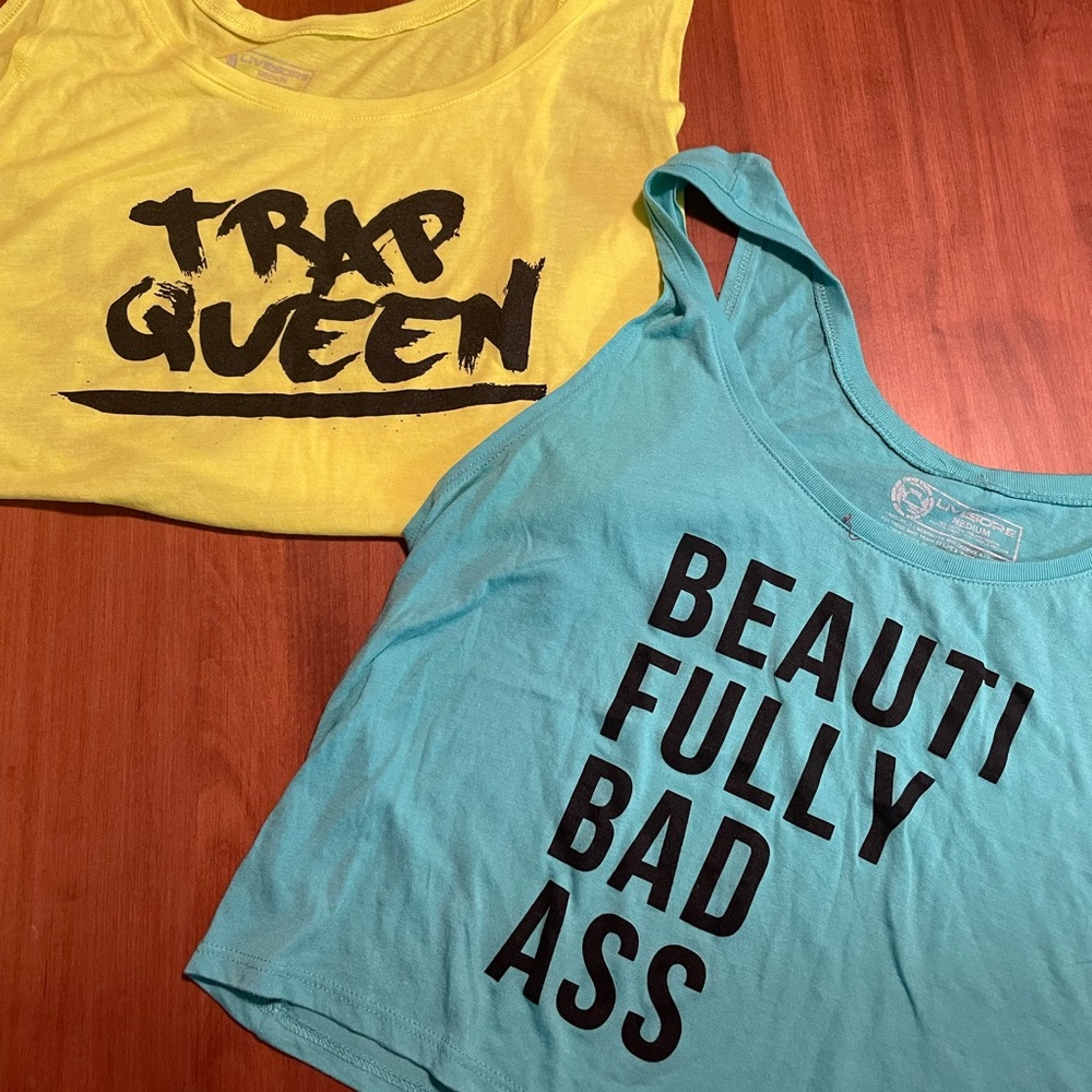 Livesore crop top bundle